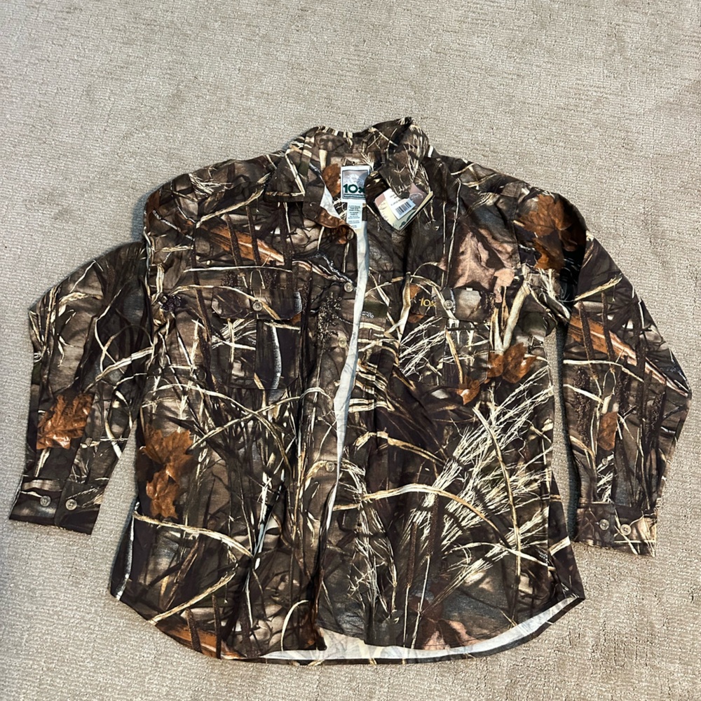 Men's Camouflage Button Down Shirt